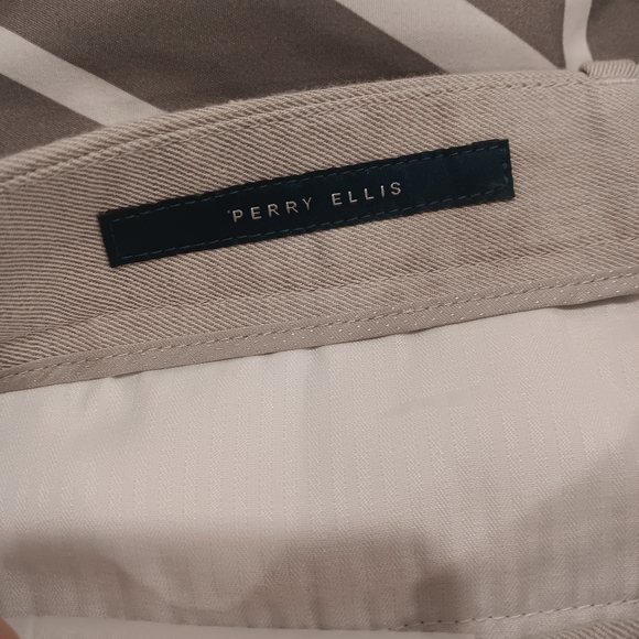Perry Ellis Men's Heathered Linen Dress Pants - Picture 5 of 7